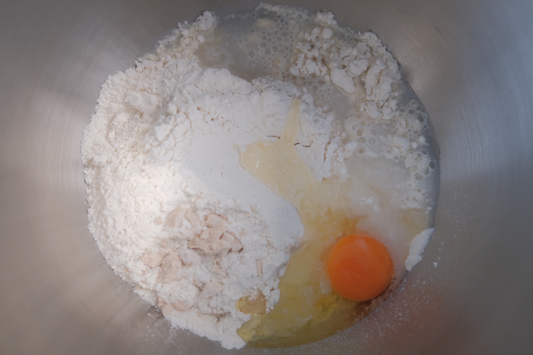 松软的汉堡胚的做法 步骤2