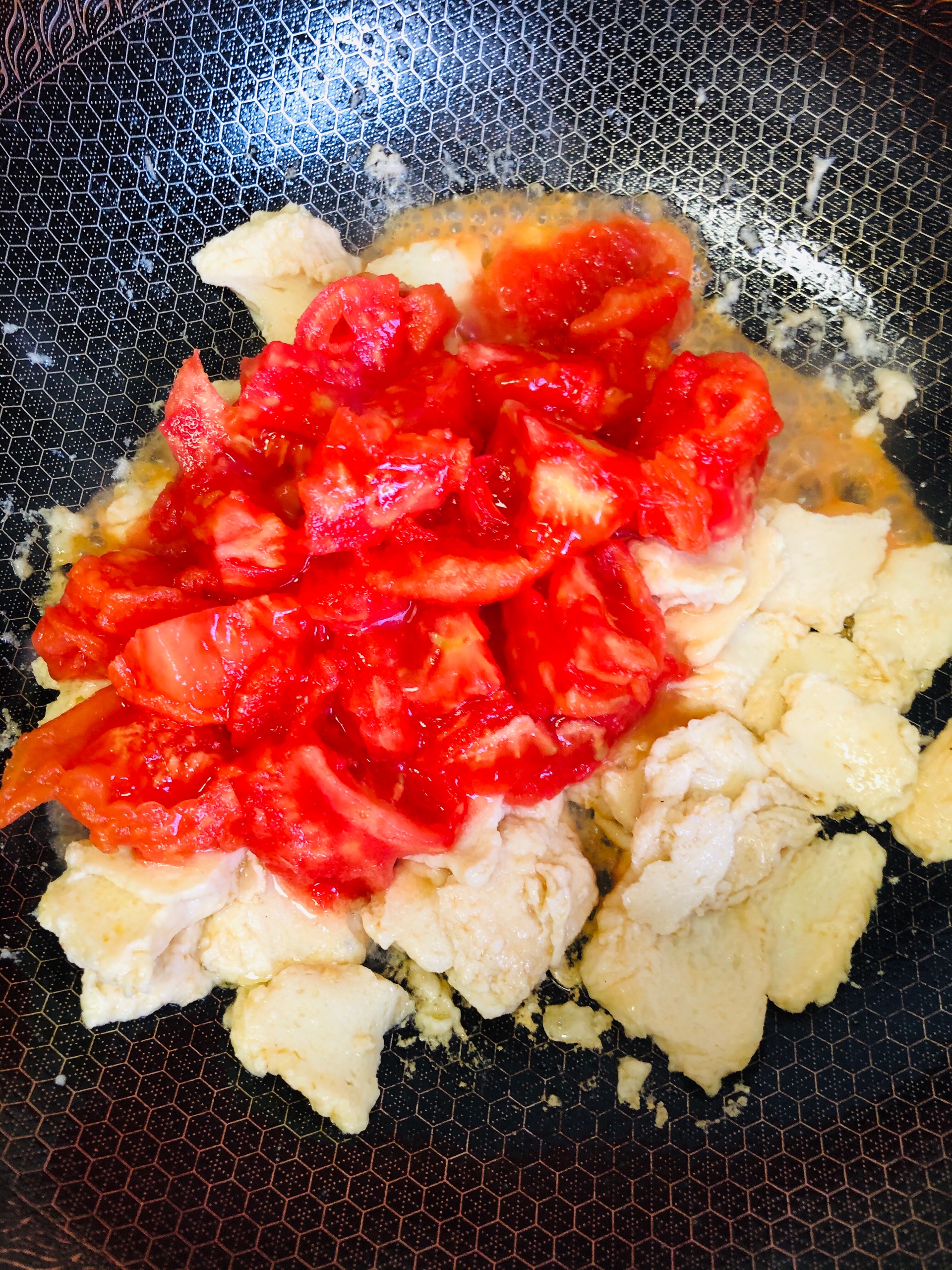 纯素美食｜番茄炒木棉豆腐的做法 步骤10