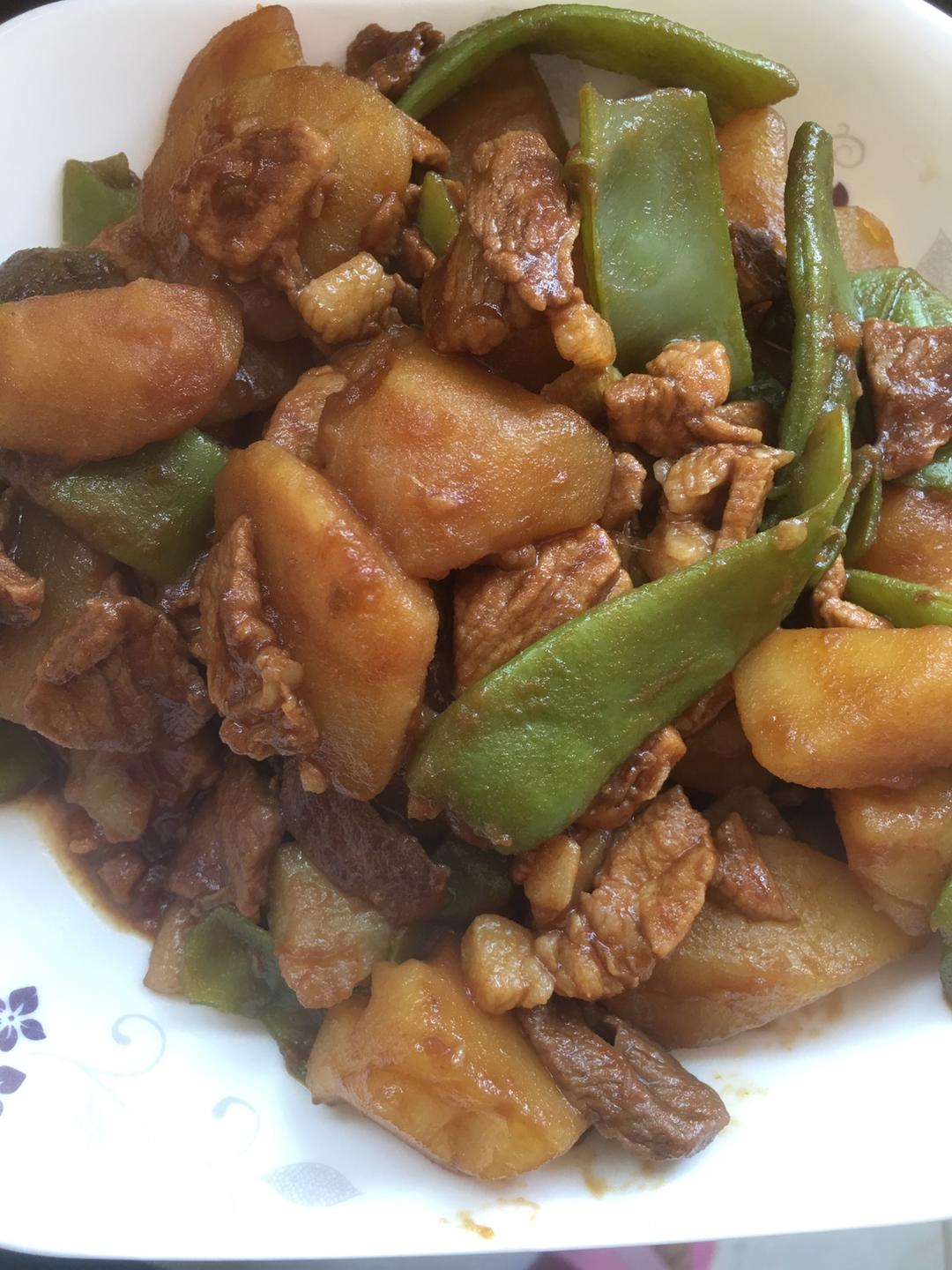 东北菜之土豆炖豆角