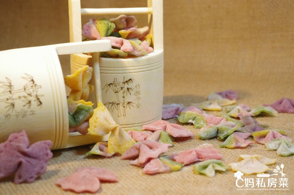 五彩蝴蝶面°专为宝宝制作๑