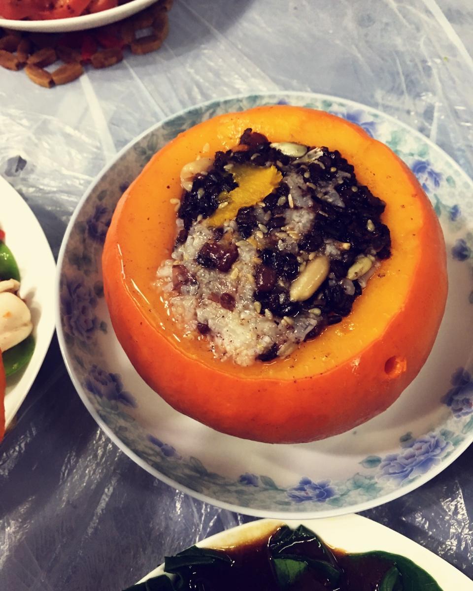 南瓜八宝饭