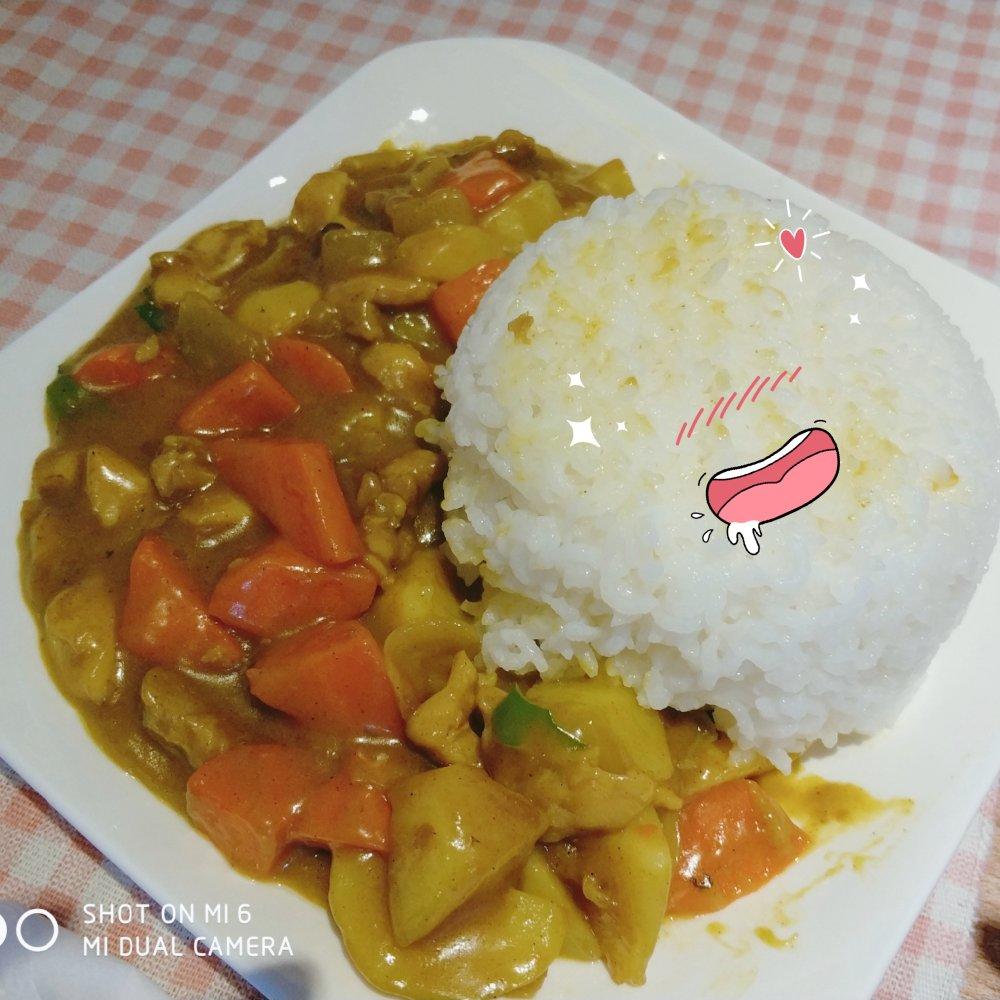 咖喱鸡肉饭