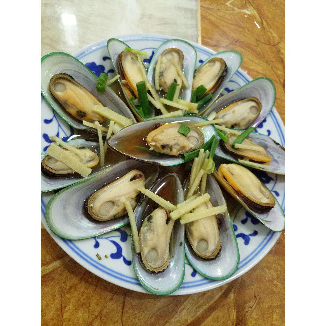 清蒸青口贝