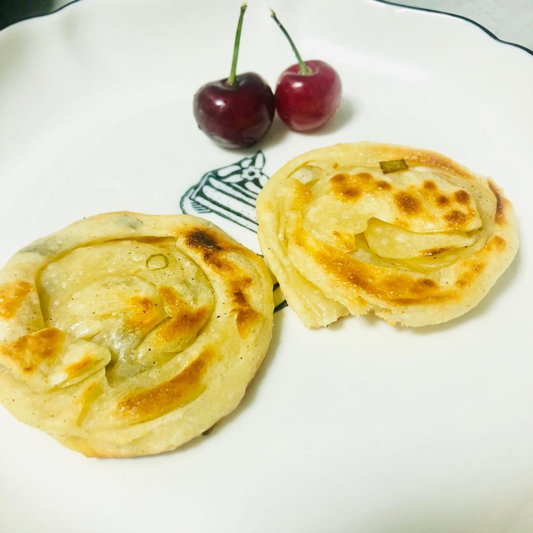 饺子皮葱油饼