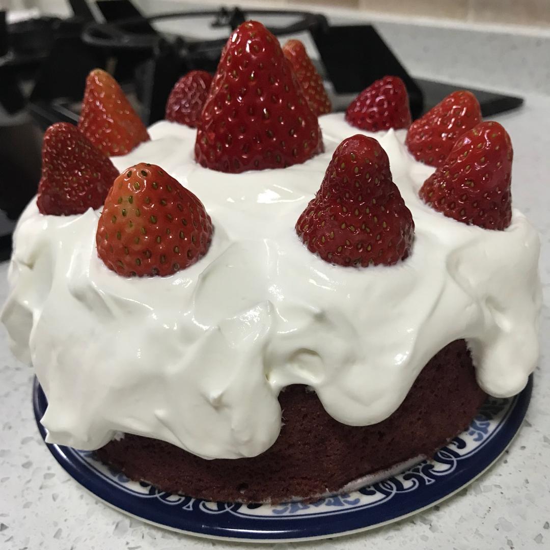 暖心红丝绒蛋糕［6寸绵软戚风版 ］