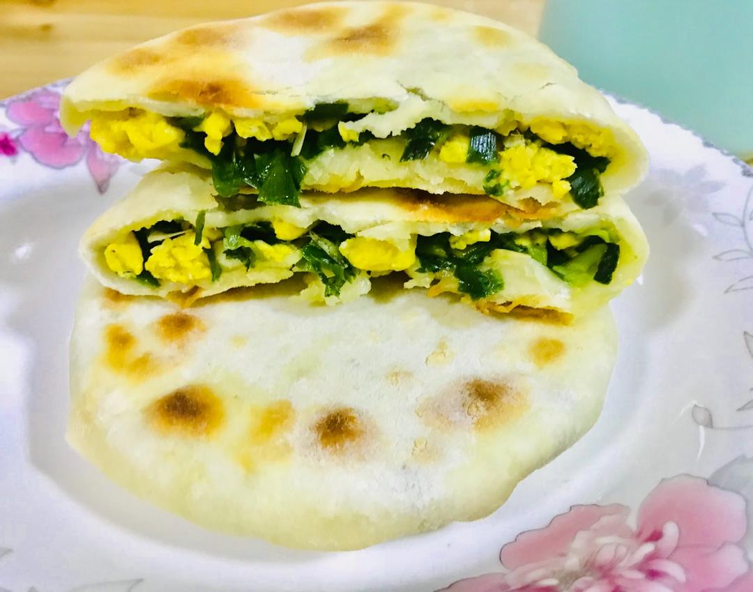 韭菜鸡蛋馅饼