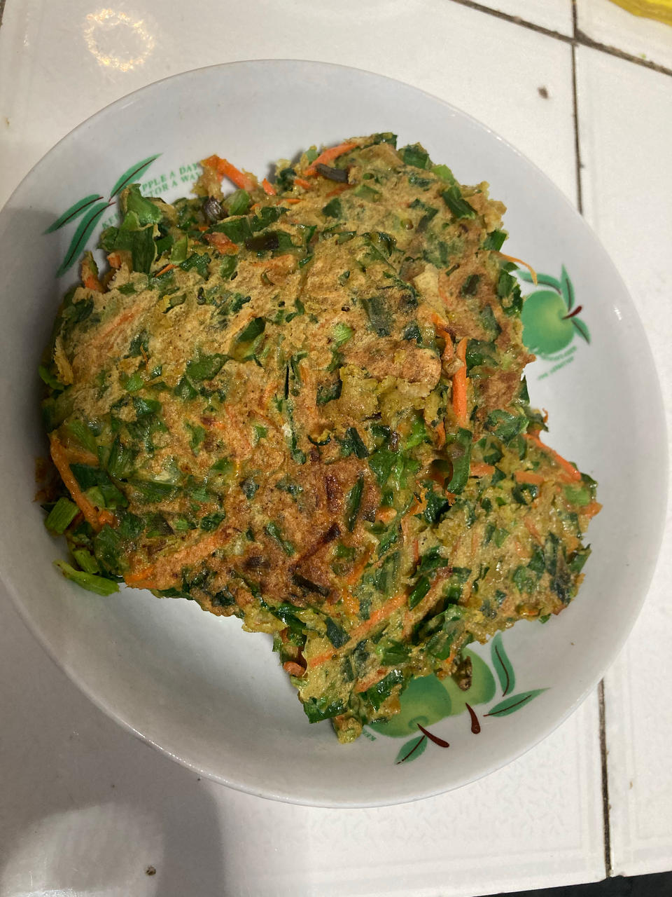 低脂菠菜🥬鸡蛋🥚饼