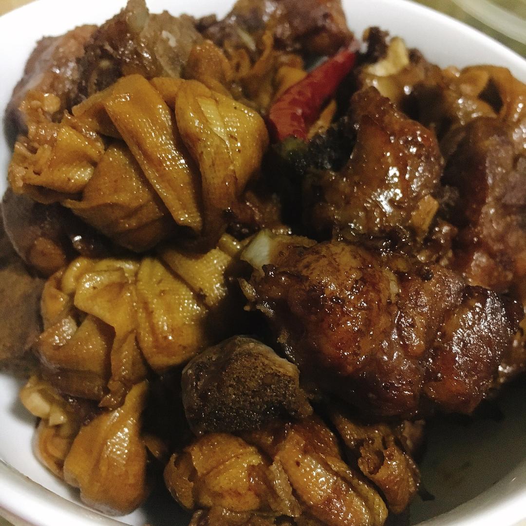 油豆腐红烧排骨