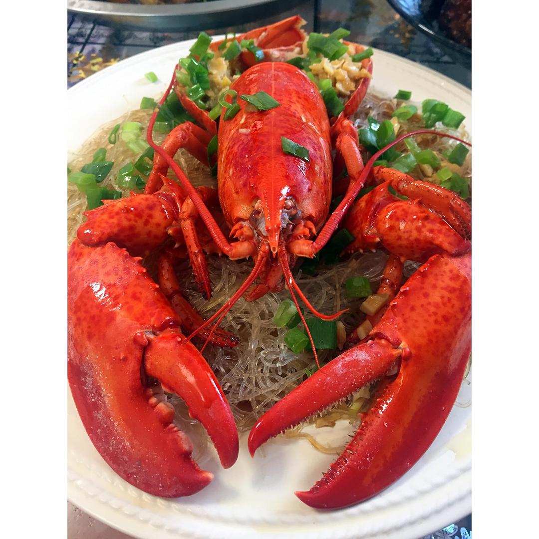 蒜蓉龙虾蒸粉丝