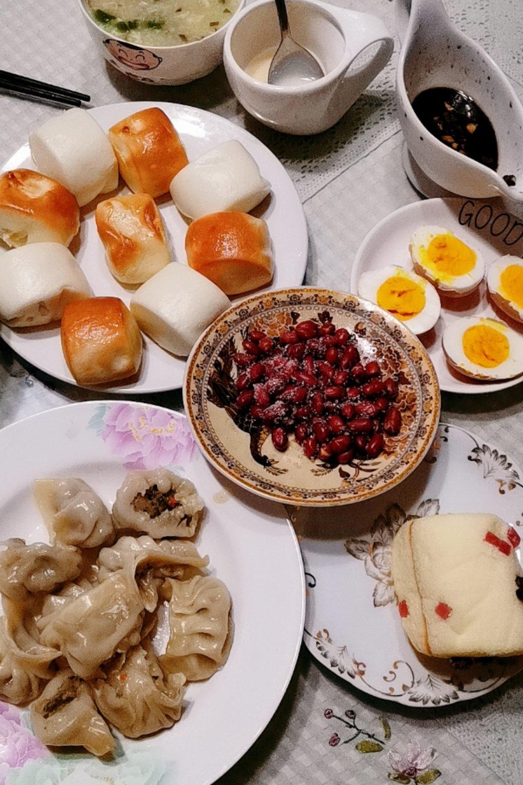 中学生的早餐
