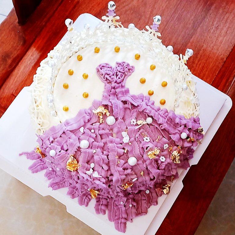 蓝色妖姬蛋糕