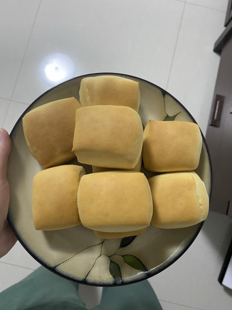 一次发酵牛奶面包小方