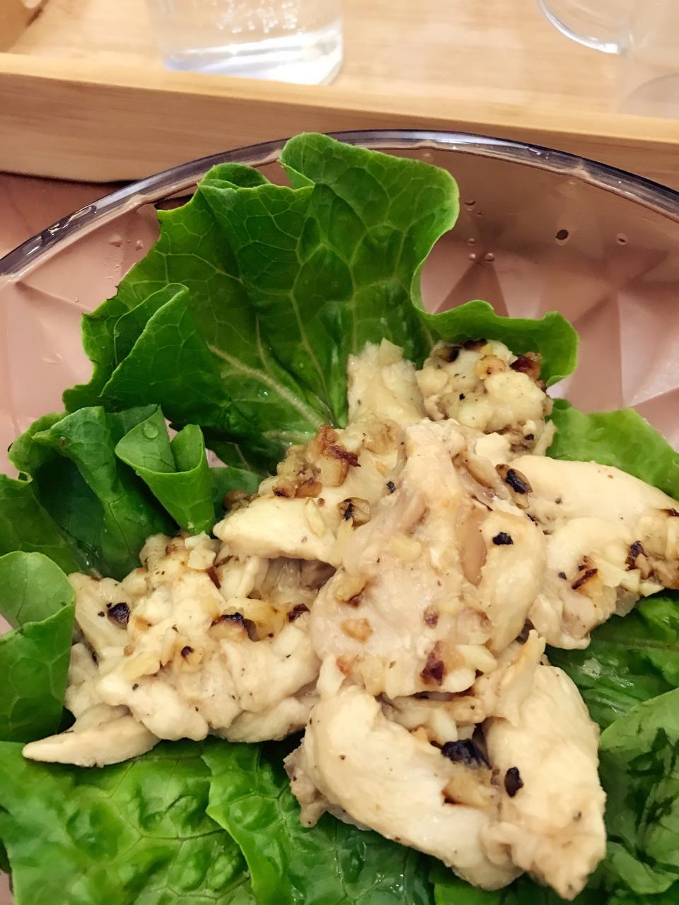 蒜蓉蒸鸡胸（鸡腿）