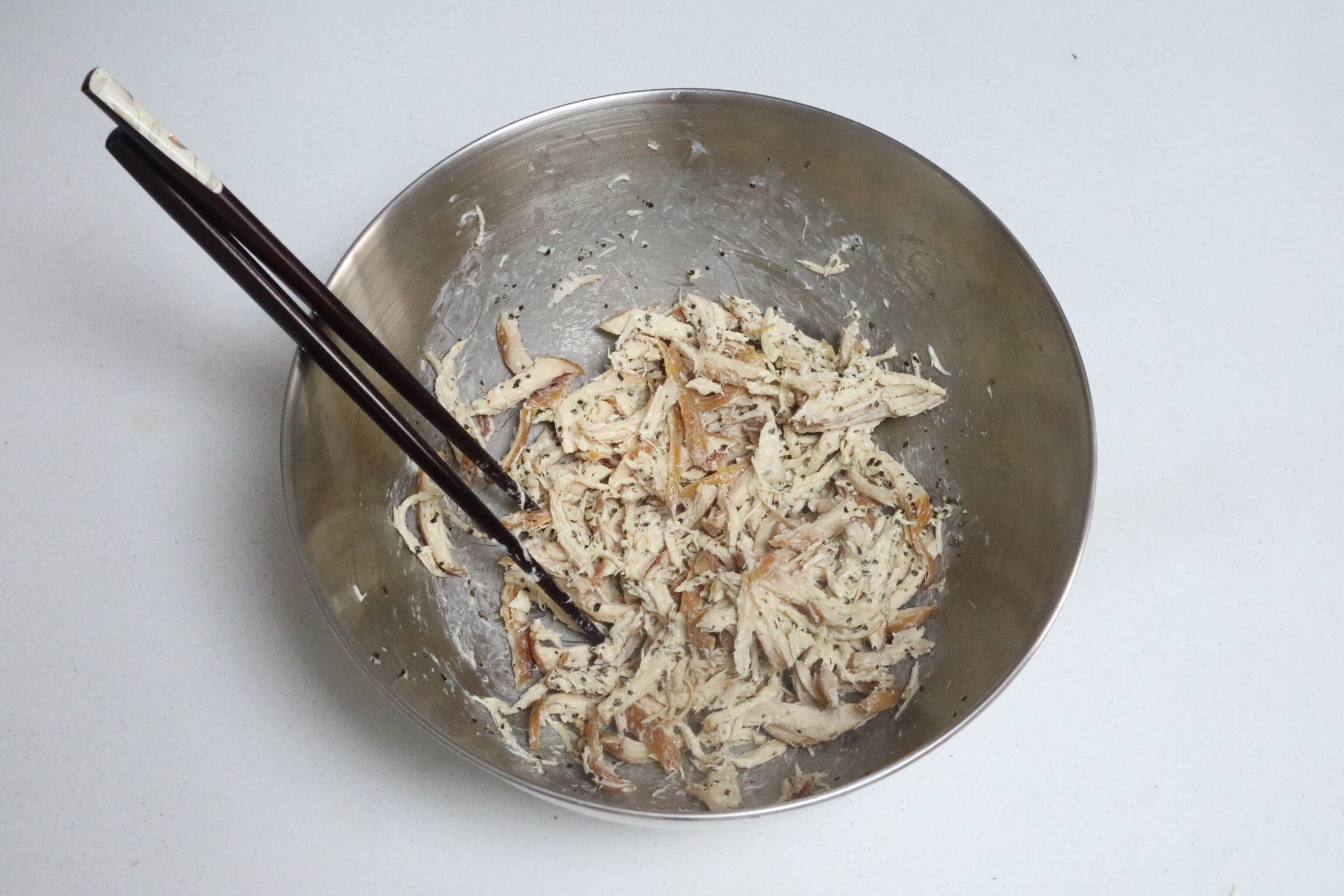 黄金芝士熏鸡面包【汤种法】的做法 步骤9