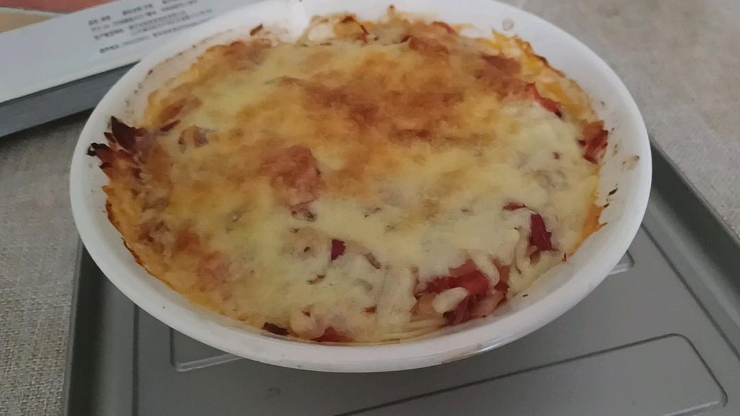 快手芝士番茄肉酱意面🍝【秘制肉酱！】