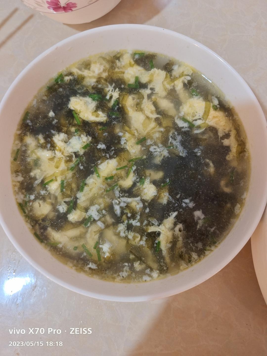 最鲜美好喝的「紫菜蛋花汤」
