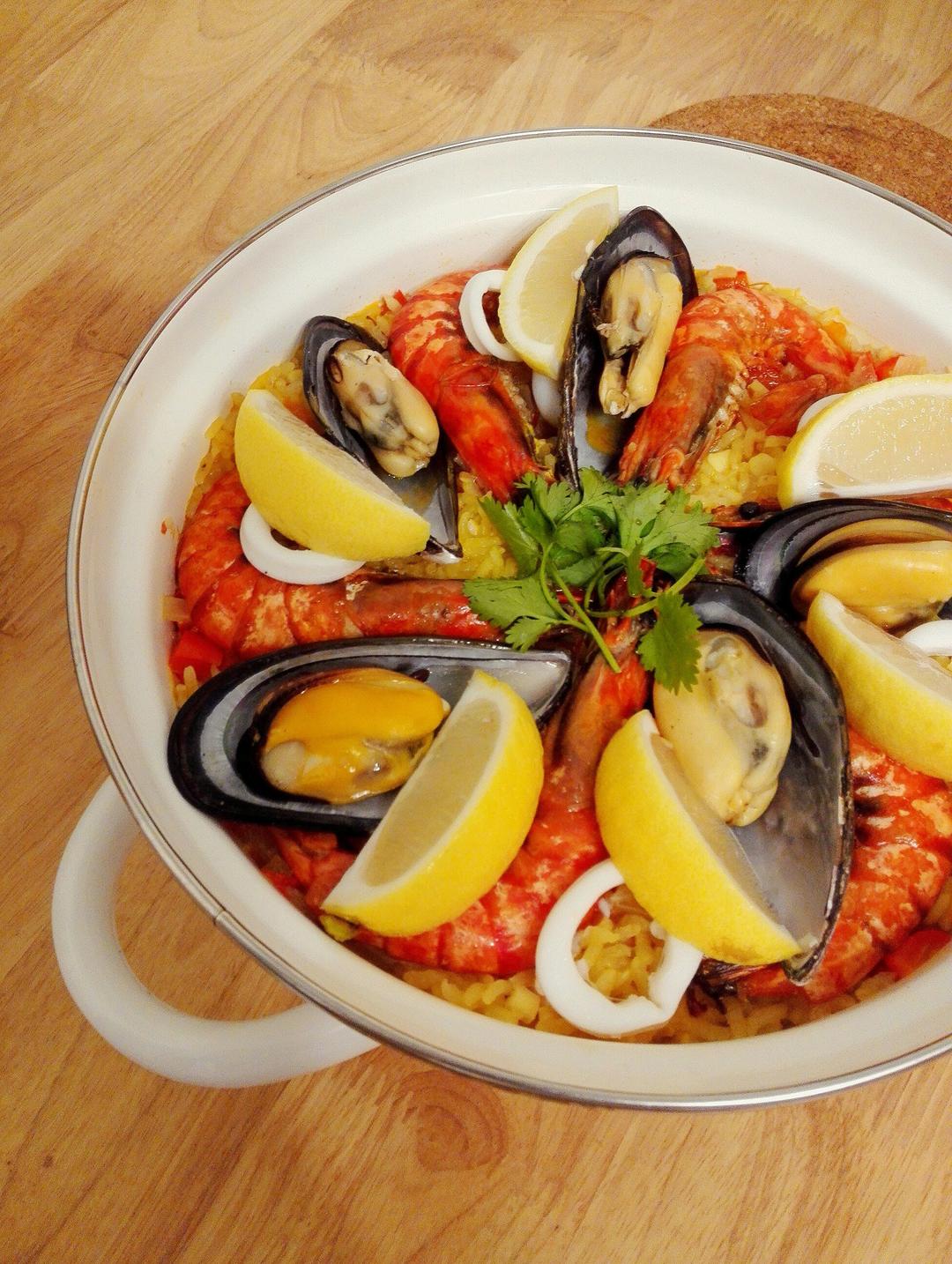 【曼食慢语】Seafood Paella 西班牙海鲜饭