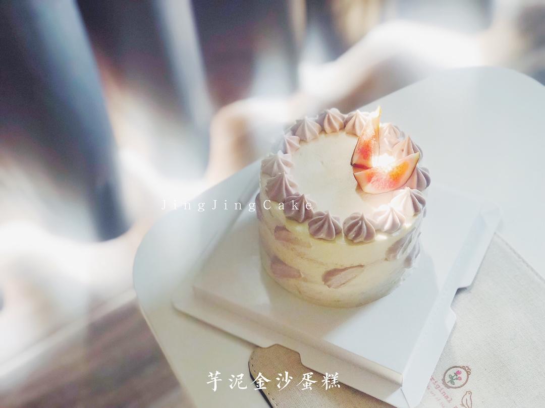 自己做的奶油蛋糕