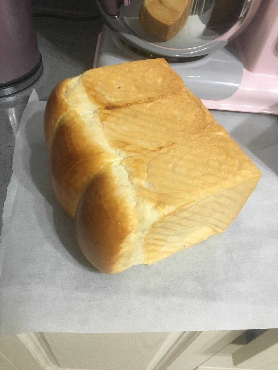 最好吃的牛奶吐司妃娟的100%中种北海道牛奶吐司奶油吐司