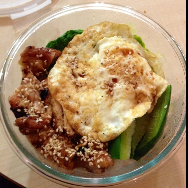 照烧鸡腿饭