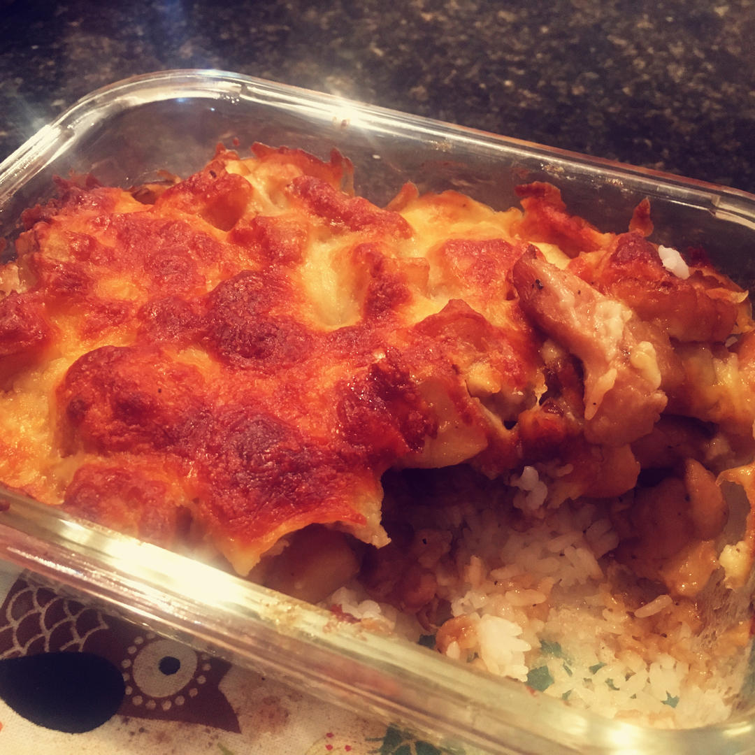 番茄鸡肉浓情焗饭【两人份】