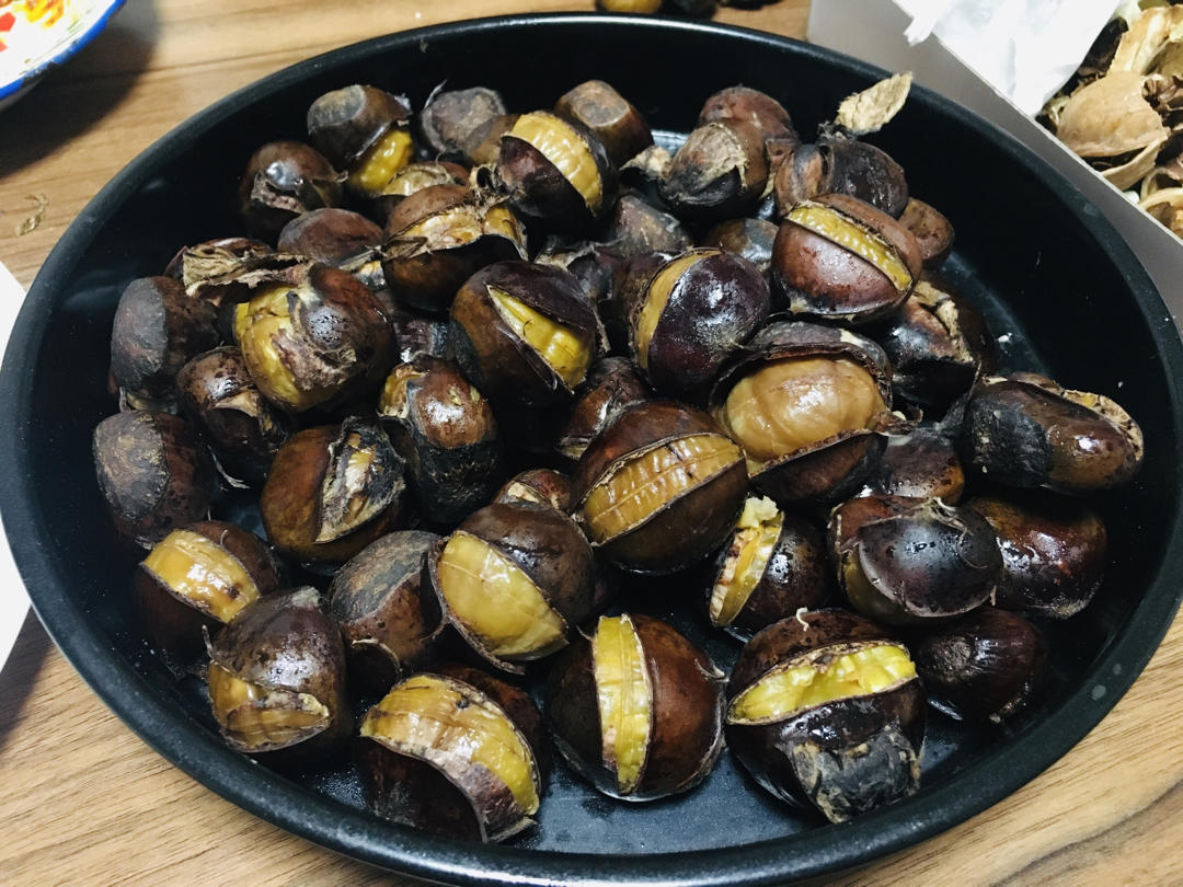 超简单电饭煲糖炒栗子