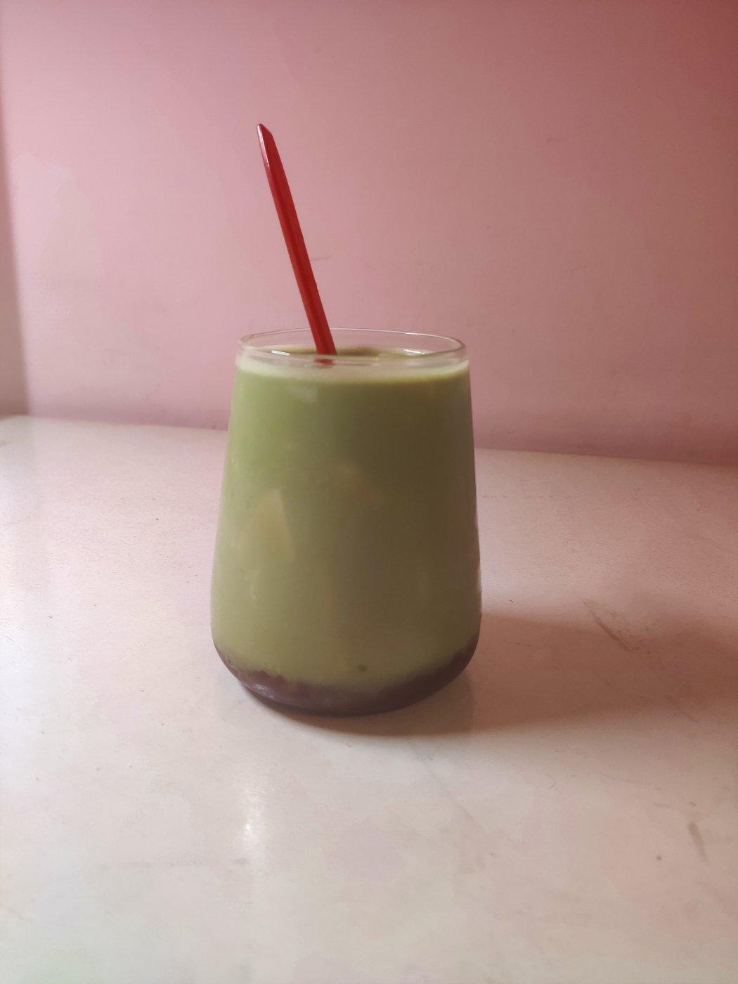 维他奶宝藏茶—自制奈雪の茶（抹茶红豆沙豆奶）