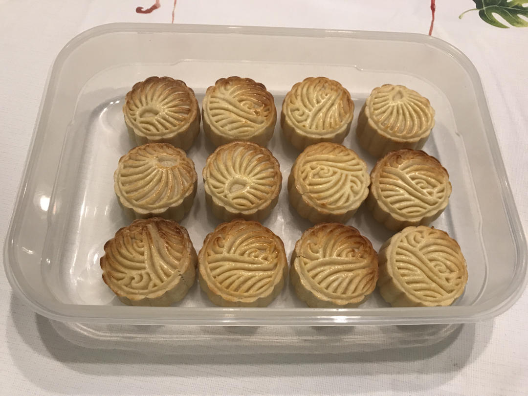 流心奶黄月饼（无吉士粉/转化糖浆版本）【曼食慢语】