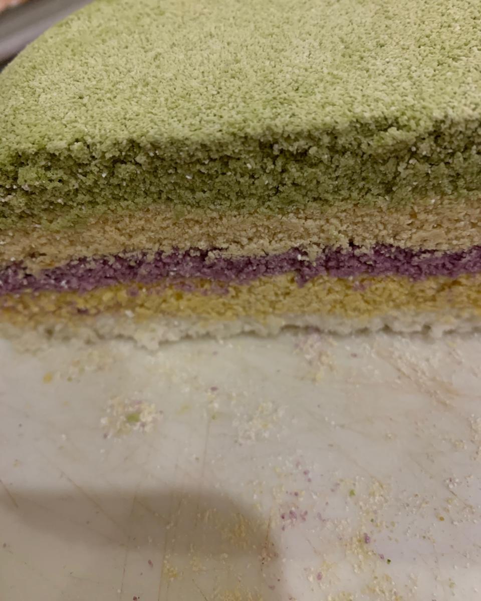 重阳节，带你做💯无添加五彩重阳糕🍰