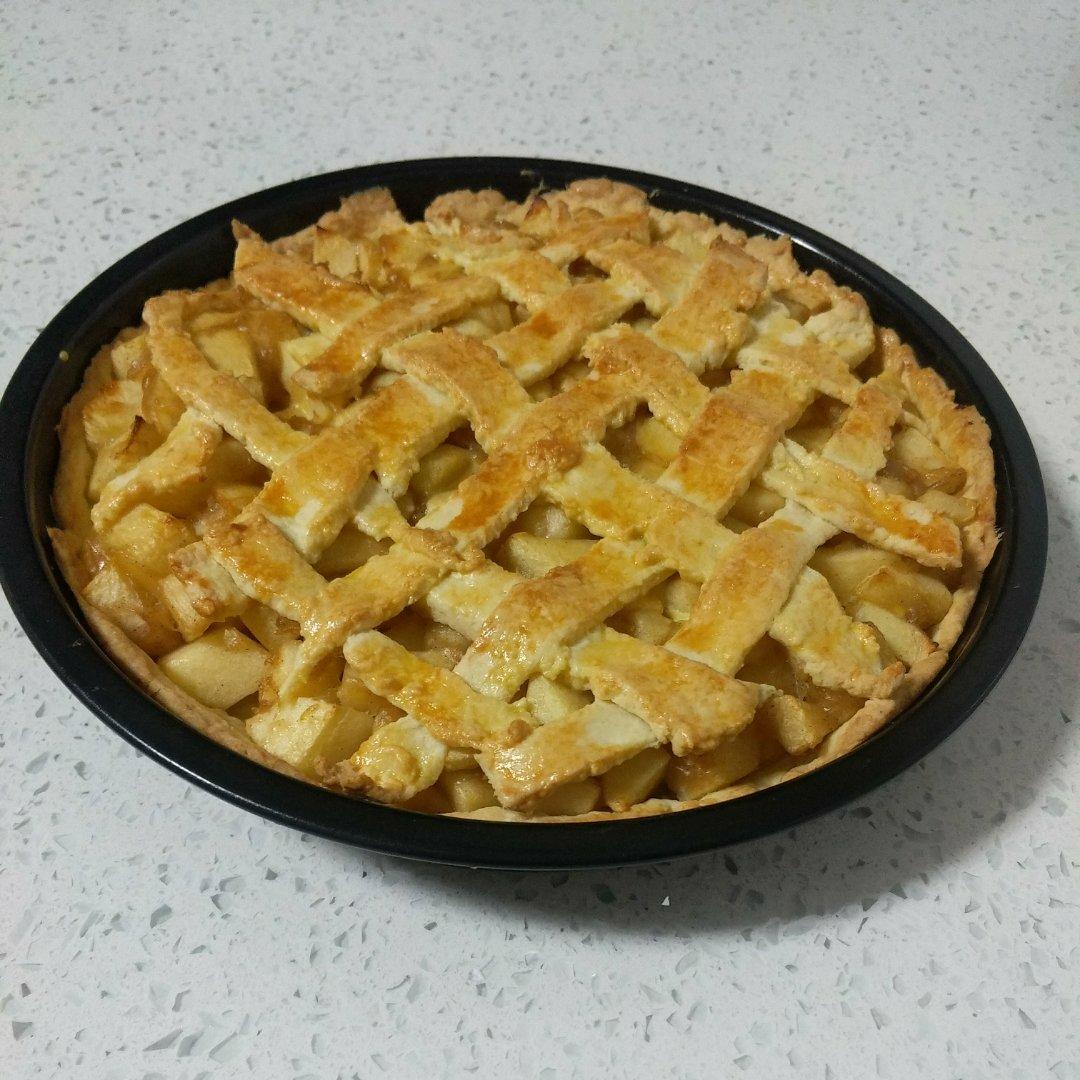 紫雪宝贝做的苹果派简单易学水果派孩子可以吃的水果派