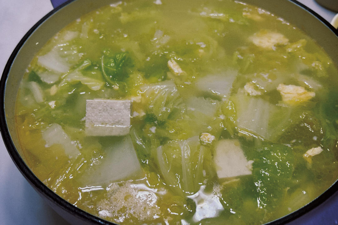白菜豆腐汤