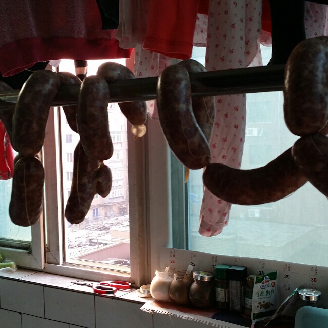 自制奥尔良风味手工小香肠