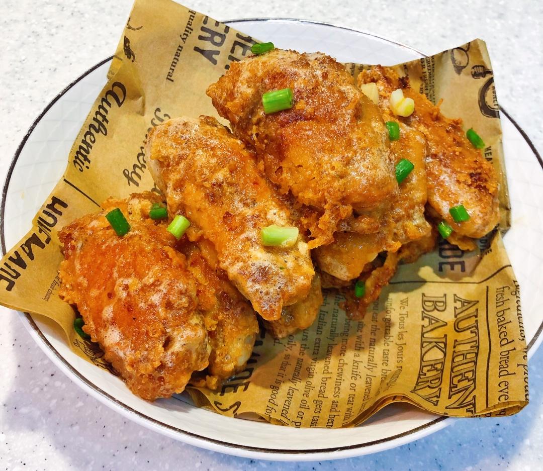 咸蛋黄焗鸡翅