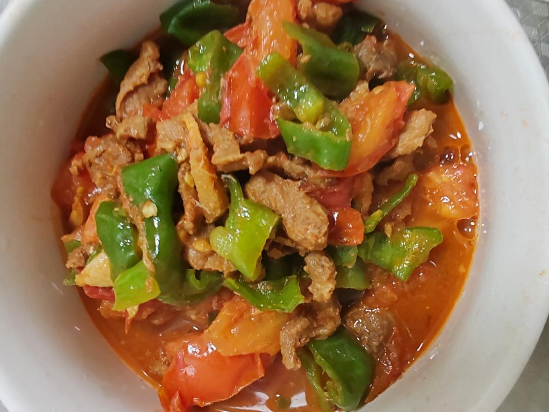 超下饭的西红柿青椒🌶️🌶️🌶️