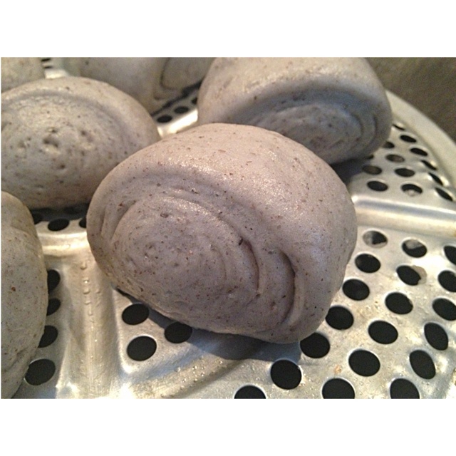 奶香黑芝麻馒头