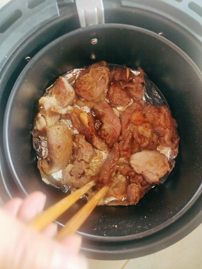 空气炸锅版~孜然羊肉