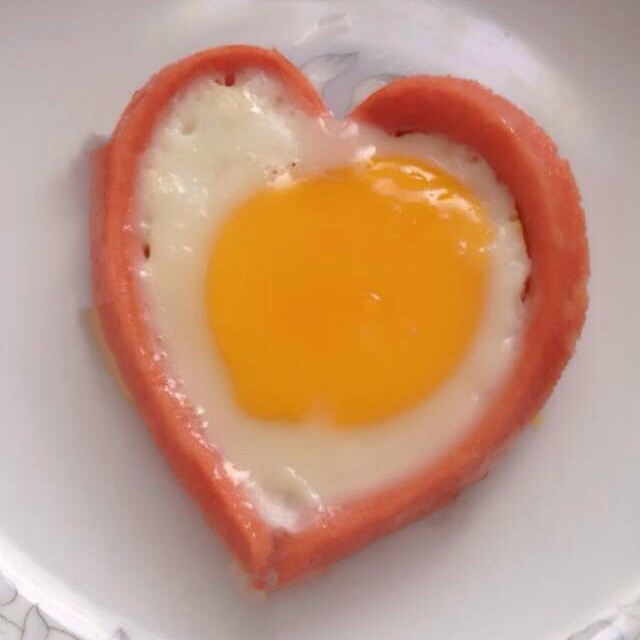 心形煎鸡蛋