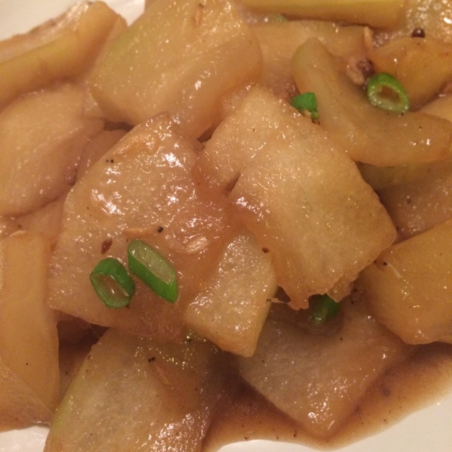 蚝油焖冬瓜
