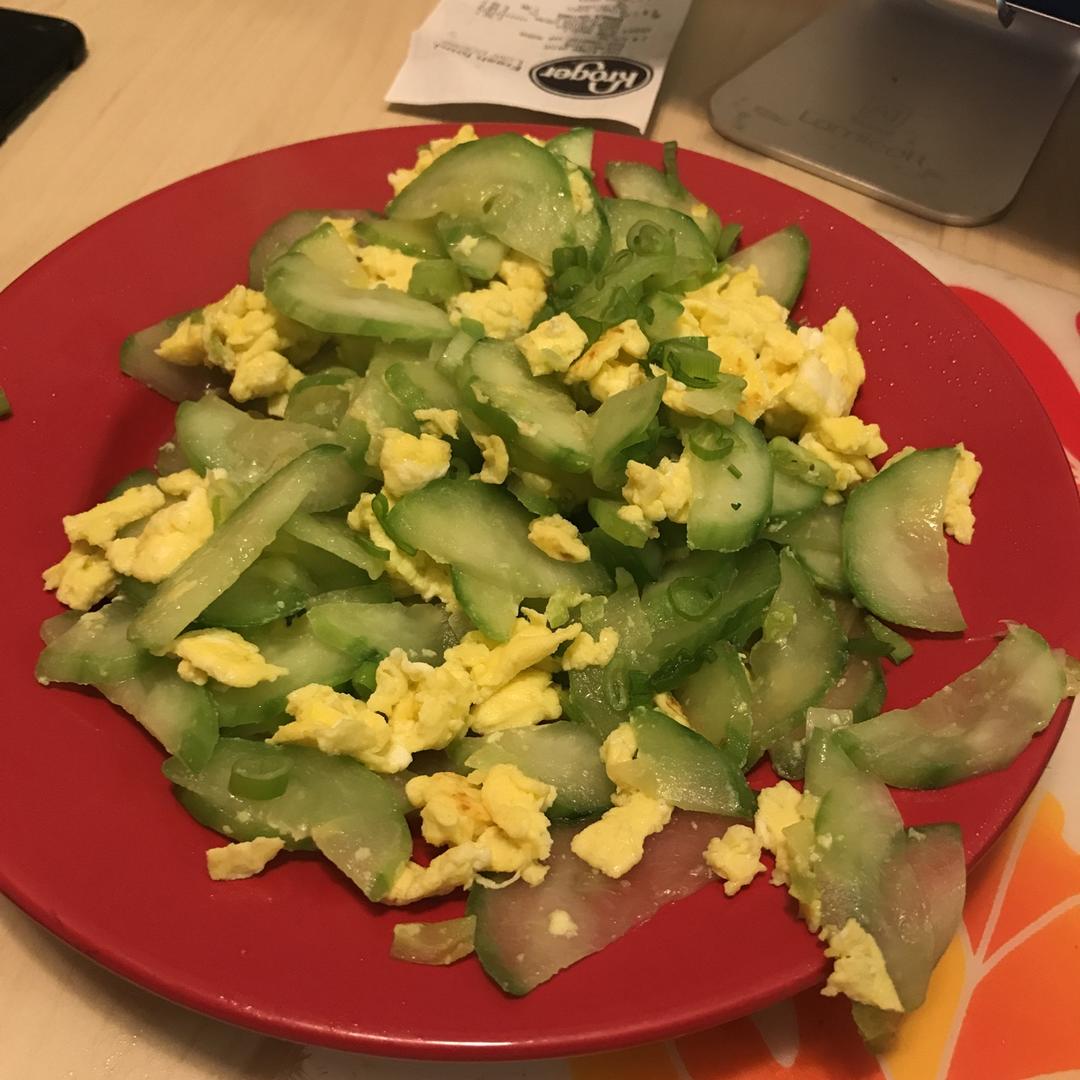 黄瓜炒蛋