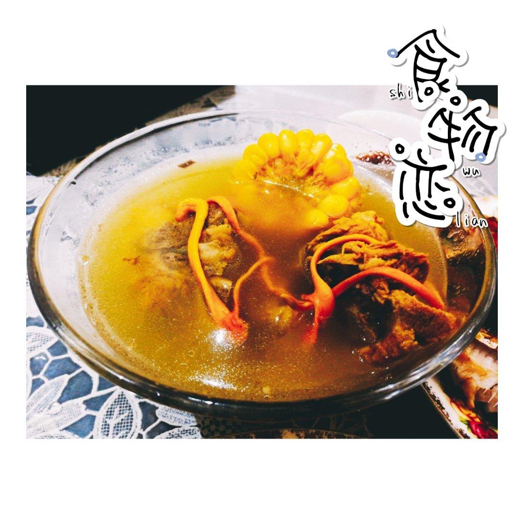 虫草花排骨汤