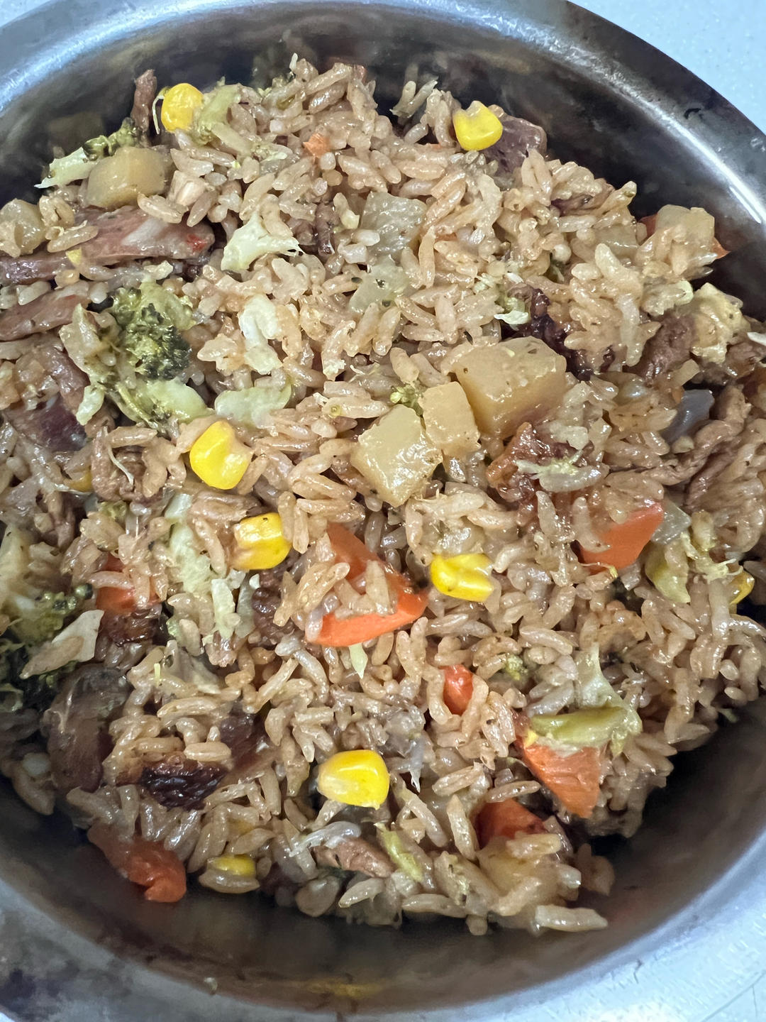 香绝了❗❗吃了还想吃的土豆腊肠焖饭❗❗