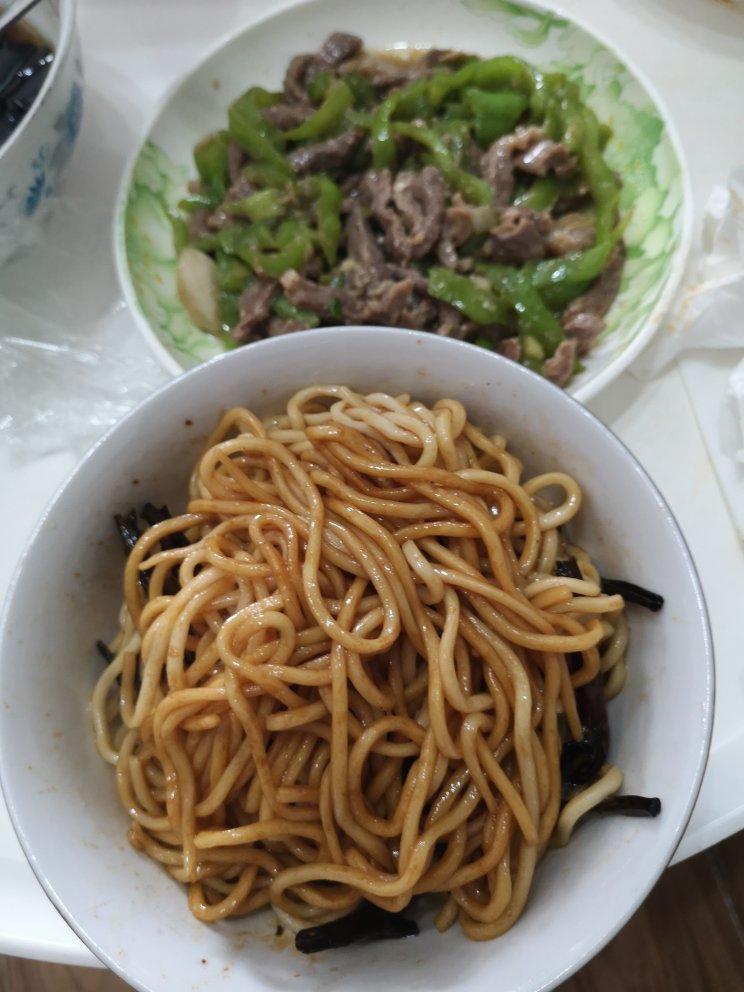 海米葱油拌面(原图呈现，拒绝夸张)