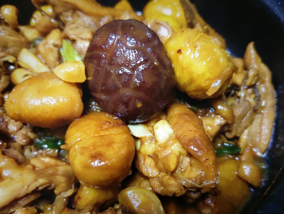 【栗子烧鸡】鸡肉都给你吃，栗子归我~