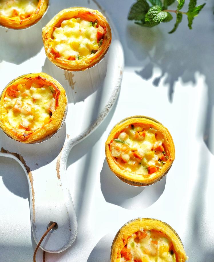 懒人版蛋挞皮披萨的做法