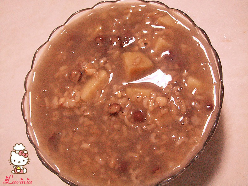 红豆薏仁山药糯米粥