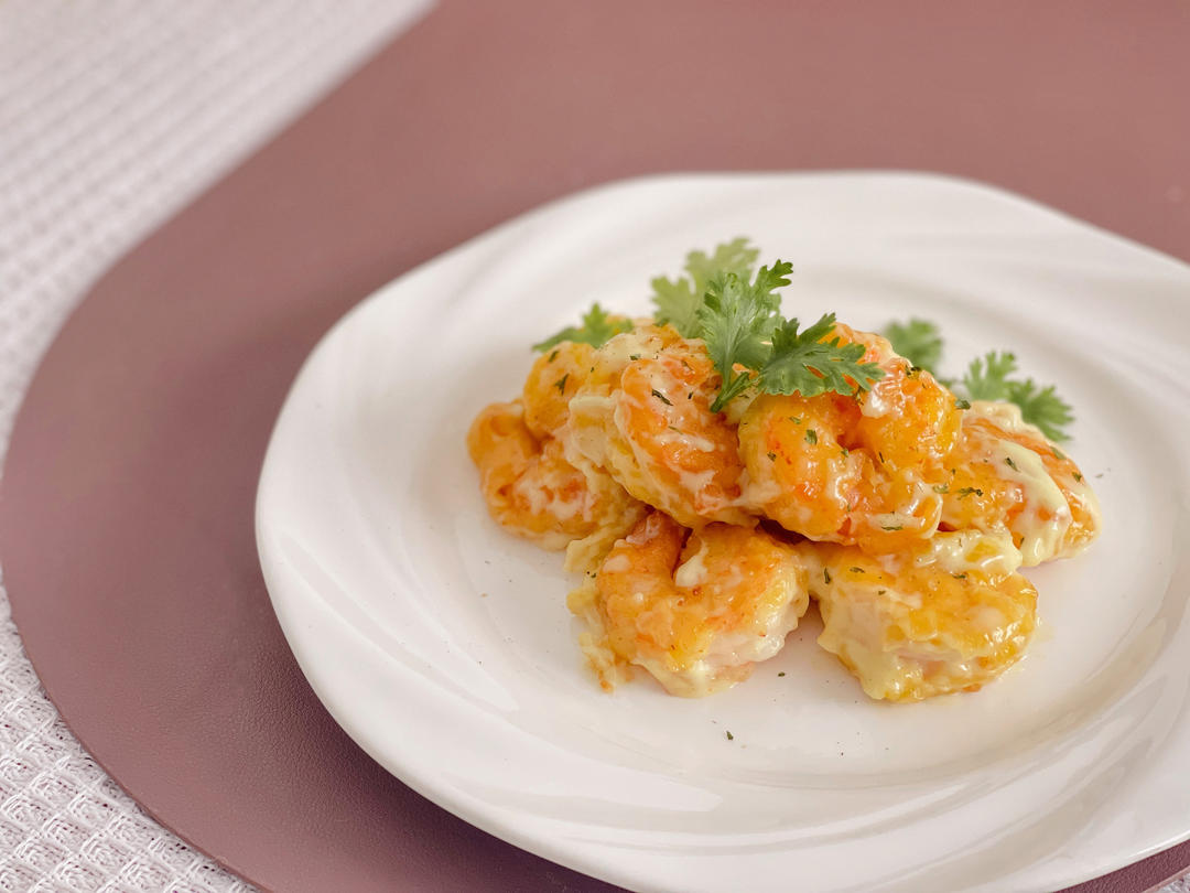 柏悦平替版芥末虾球