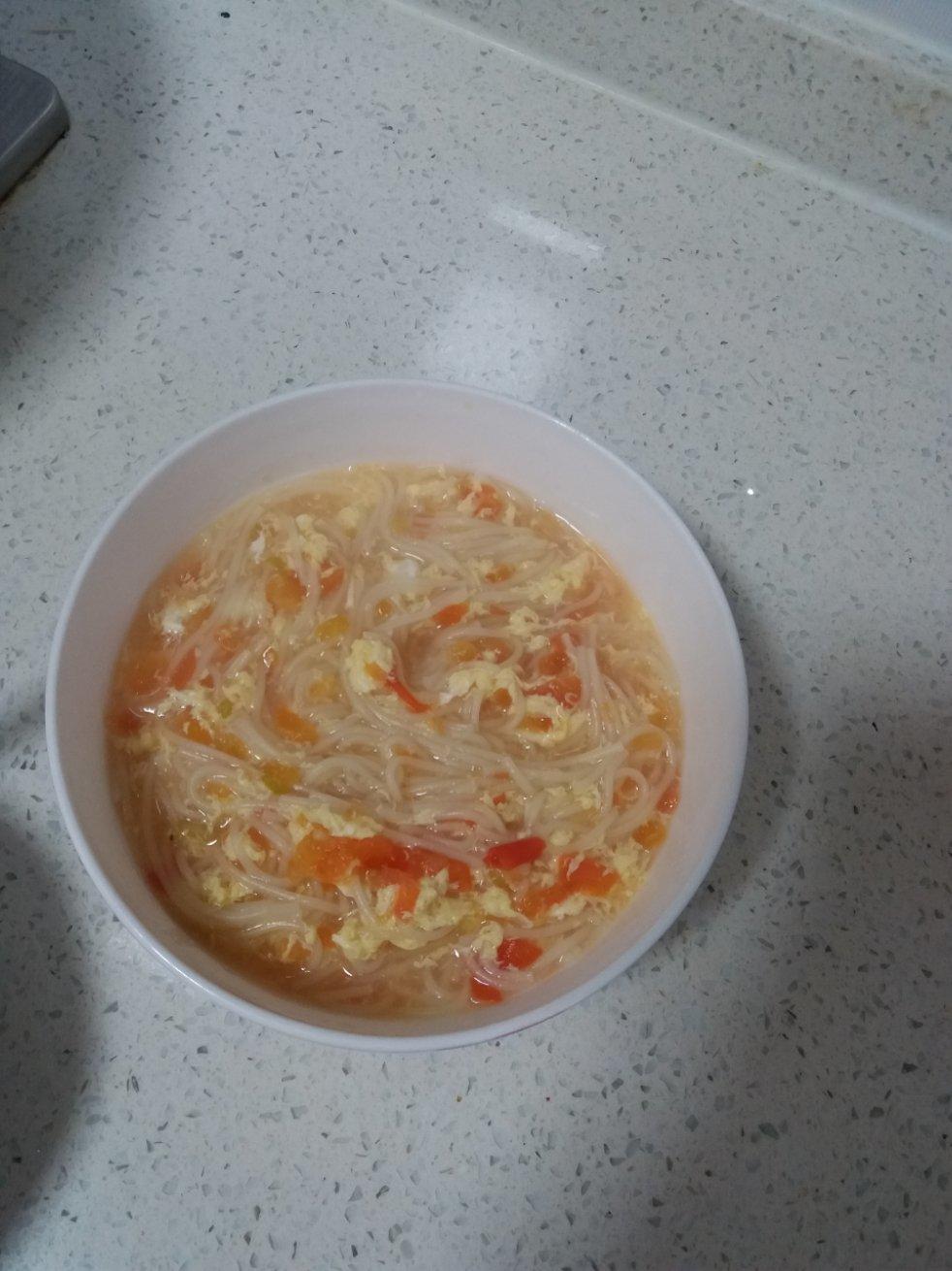 炒鸡好吃的西红柿鸡蛋汤面啊！