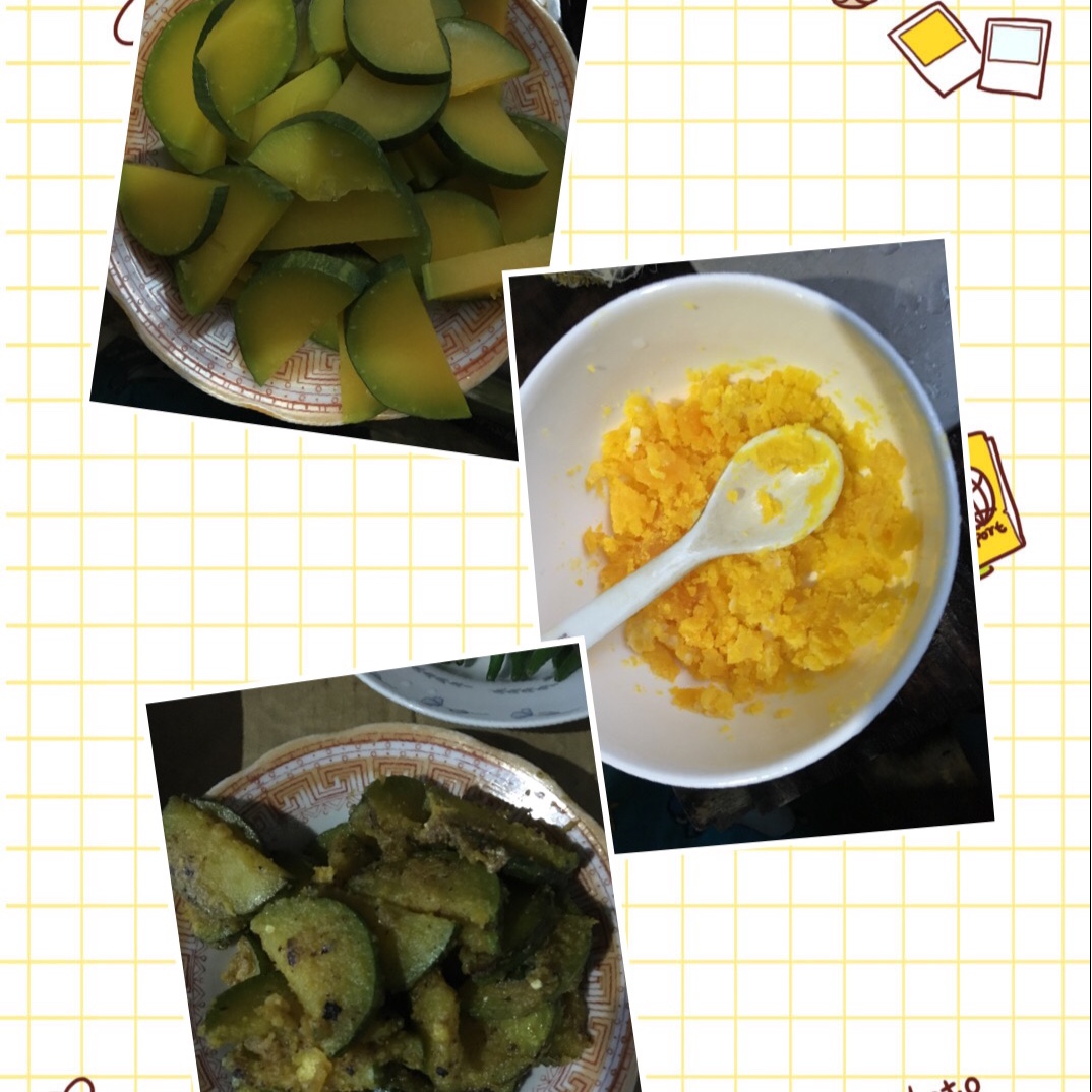 咸蛋焗南瓜（全蛋版）