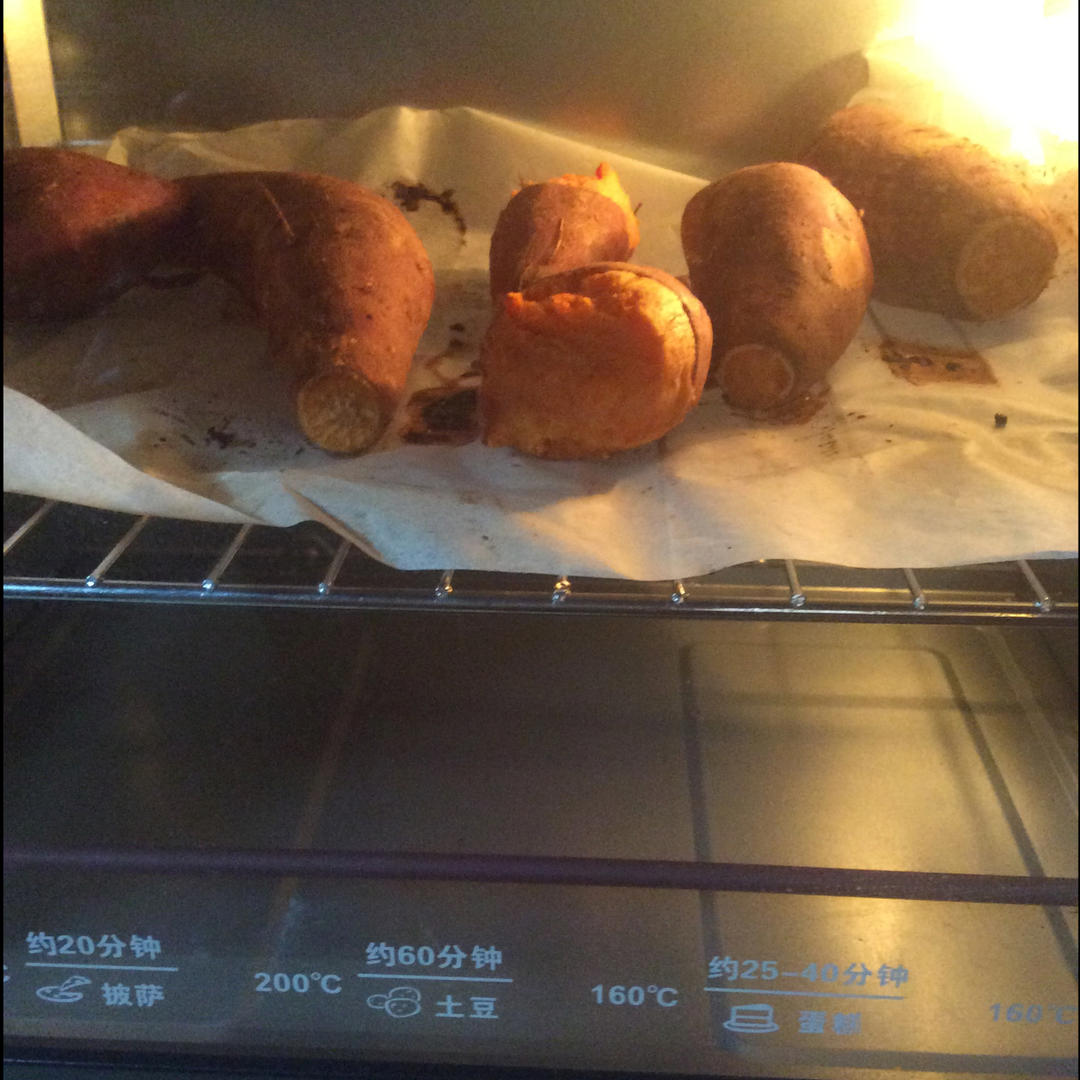 烤红薯烤箱版