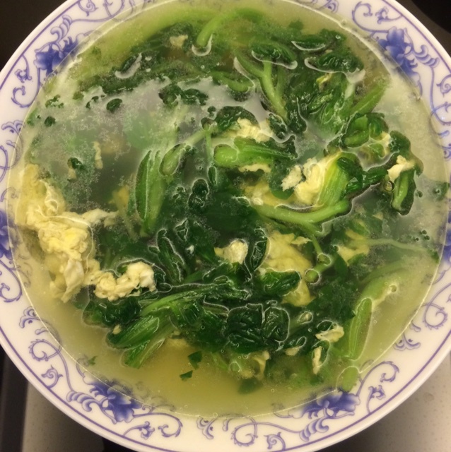 青菜蛋花汤
